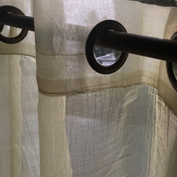 Beautiful Sheer Extra Long Drapes Curtains 4 pcs - Picture 2 of 8